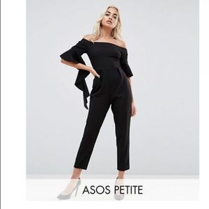 ASOS Off the Shoulder Jumpsuit (Petite)